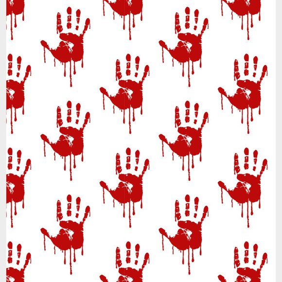 Bloody - Wide Band Printed FeatherSoft Women's Leggings One Size (Fits 3-12) - Picture 2 of 2